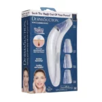 aspirateur électrique de points noirs dermasuction avec 4 tetes