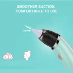 aspirateur électrique rechargeable de sniffing nasal et oreille douce pour bébé et enfants