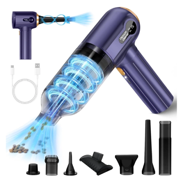 Aspirateur Portable 3en1 avec Afficheur LED Ledeak – 15000 Pa aspirateur à main portable sans fil puissante 3en1 avec afficheur led ledeak 15000pa