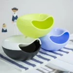 bol à collations avec support téléphone smartphone, idéal regarder films et séries