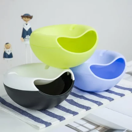 bol à collations avec support téléphone smartphone, idéal regarder films et séries