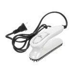 brosse lissante chauffante électrique pour cheveux et barbe homme