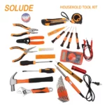 caisse mallette d'outils de bricolage et réparation électrique multifonctions professionnelle 30 pcs solude