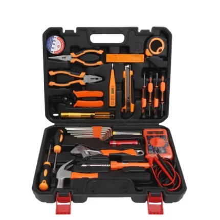 caisse mallette d'outils de bricolage et réparation électrique multifonctions professionnelle 30 pcs solude