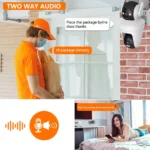 Caméra de Surveillance Smart WiFi PTZ Double Lens 10MP 5K VESAFE – Détection AI – Image 6