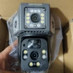 caméra de surveillance solaire hikvision colorvu 4g ptz 360° 3 lens 12mp ultra hd zoom x10