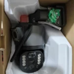 caméra de surveillance solaire ptz 4g 3 lens 15mp 4k v380 pro, détection ai, vision nocturne couleur