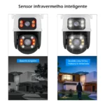 Caméra de Surveillance WiFi Double Lens 4MP Full HD JORTAN JT-8695QJB – Image 4