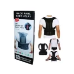 ceinture lombaire correcteur de posture dorsale respirant avec 2 tiges