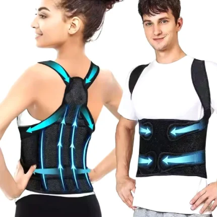ceinture lombaire correcteur de posture dorsale orthopédique réglable respirant