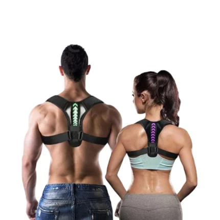 ceinture de correction de posture réglable en néoprène pour dos et épaules