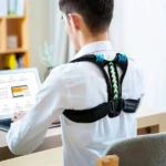 ceinture de correction de posture réglable en néoprène pour dos et épaules