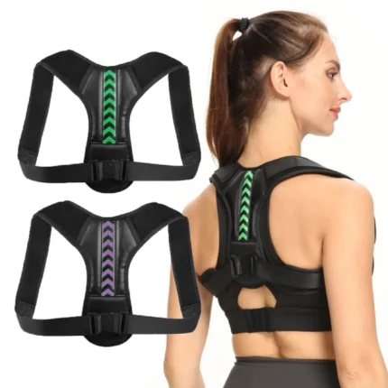 ceinture de correction de posture réglable en néoprène pour dos et épaules