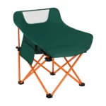 chaise de camping pliable portable en tissu oxford résistant vert