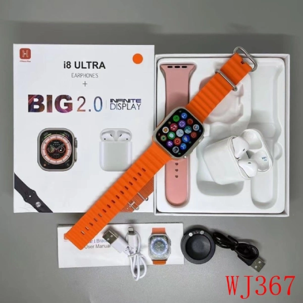 Coffret SmartWatch i8 Ultra Series 8 Max + Airpods coffret montre connectée smartwatch i8 ultra series 8 max + airpods