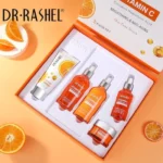 coffret soins de la peau anti-âge vitamine c dr. rashel 5 pièces, vitamin c brightening & anti-aging dr rashel 5 pcs