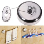 corde étendoir séchoir linge mural rétractable en acier inoxydable 2.8m