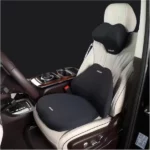 coussin de siège rehausseur de voiture avec appui-tête de soutien lombaire dream noir