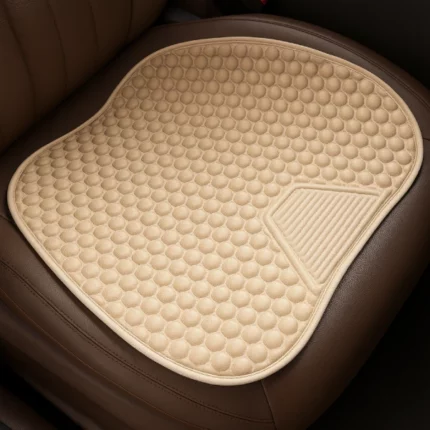coussin de siège respirant antidérapant 3d comfortseat beige pour voiture, bureau, chaise gaming