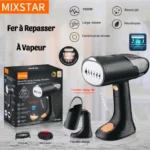 fer à repasser vapeur défroisseur portable à main mixstar 2en1 1500w