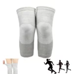 genouillère de sport élastique en fibre de bambou wl-8092