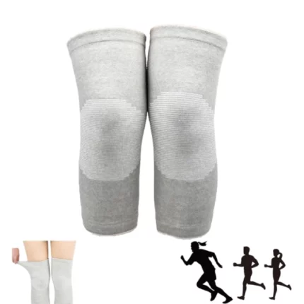 genouillère de sport élastique en fibre de bambou wl-8092