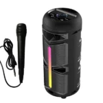 haut-parleur portable bluetooth zqs 4293 avec microphone karaoké