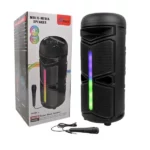haut-parleur portable bluetooth zqs 4293 avec microphone karaoké