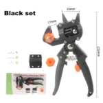 kit outils de greffage professionnel 2en1 sécateur 3 formes de coupe