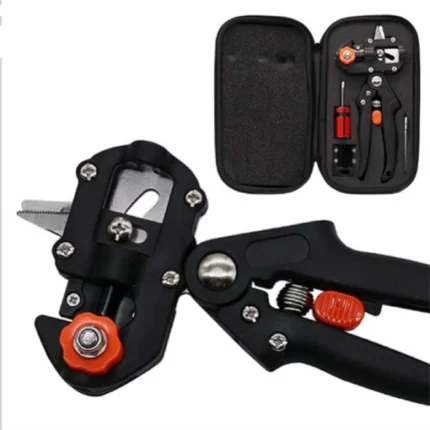 kit outils de greffage professionnel 2en1 sécateur 3 formes de coupe