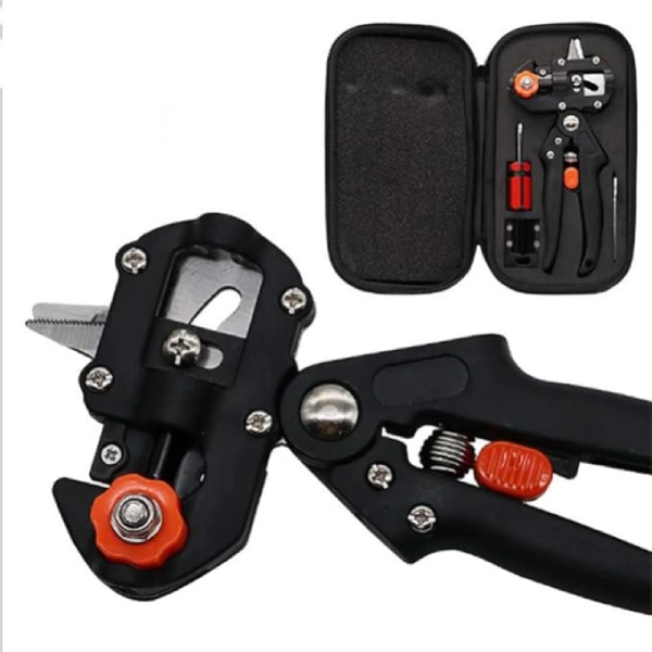 Kit de Greffage Professionnel 2en1 – Sécateur 3 Types de Coupe kit outils de greffage professionnel 2en1 sécateur 3 formes de coupe