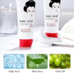 kojic acid facial wash 100g, nettoyant éclaircissant visage à l'acide kojique