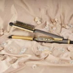 lisseur plaque chauffante brosse lissante cheveux 2en1 babyverse babyliss ba-405