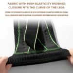 Manchon de Compression Long pour Genou et Jambe Antidérapant – Image 5