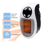 mini chauffage radiateur électrique portable bative avec télécommande 500w