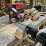 mini-scie électrique tronçonneuse sans fil predator f.easy.d 24v