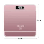 Pèse-Personne Numérique en Verre Trempé iScale S – 180kg – Image 5