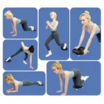 planche à roulettes abdominale 360°, ab roller yogold