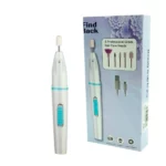 ponceuse lime à ongles électrique rechargeable 5en1 find back bleu