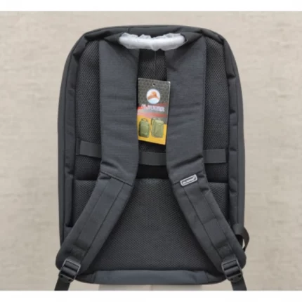 sac à dos pc antivol étanche gris, verrou à code