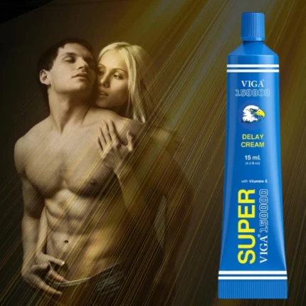 super viga 150000 delay cream crème pour homme pour prolonger la performance sexuelle, retarder l'éjaculation, كريم لتأخير سرعة القذف وتحسين الأداء الجنسي