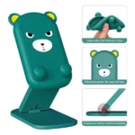 support de téléphone portable pliable antidérapant en silicone anpdasi, design mignon animaux cartoon