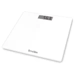 terraillon tsquare pèse-personne numérique ultra plat en verre blanc 180kg