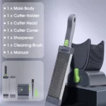 trancheuse à viande manuelle 17en1 en inox, réglable 2/4mm