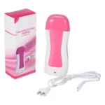 appareil d'épilation chauffe-cire électrique à double cartouche rose