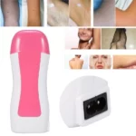appareil d'épilation chauffe-cire électrique à double cartouche rose