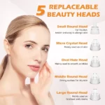 Aspirateur de Points Noirs Électrique Rechargeable LED – 5 Embouts – Image 3