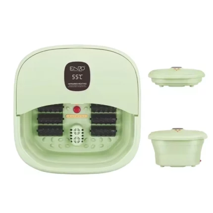 bain jacuzzi spa masseur de pieds électrique pliable chauffant enzo en-1002