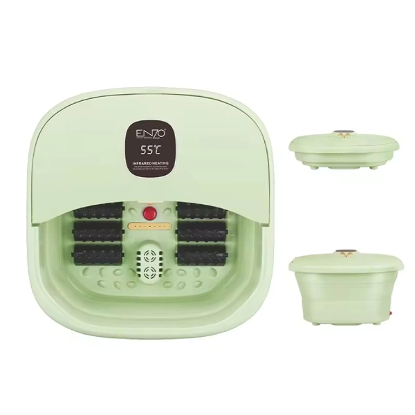 bain jacuzzi spa masseur de pieds électrique pliable chauffant enzo en-1002