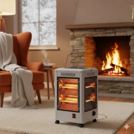 chauffage électrique quartz 5 faces general gold tcqh20 2000w